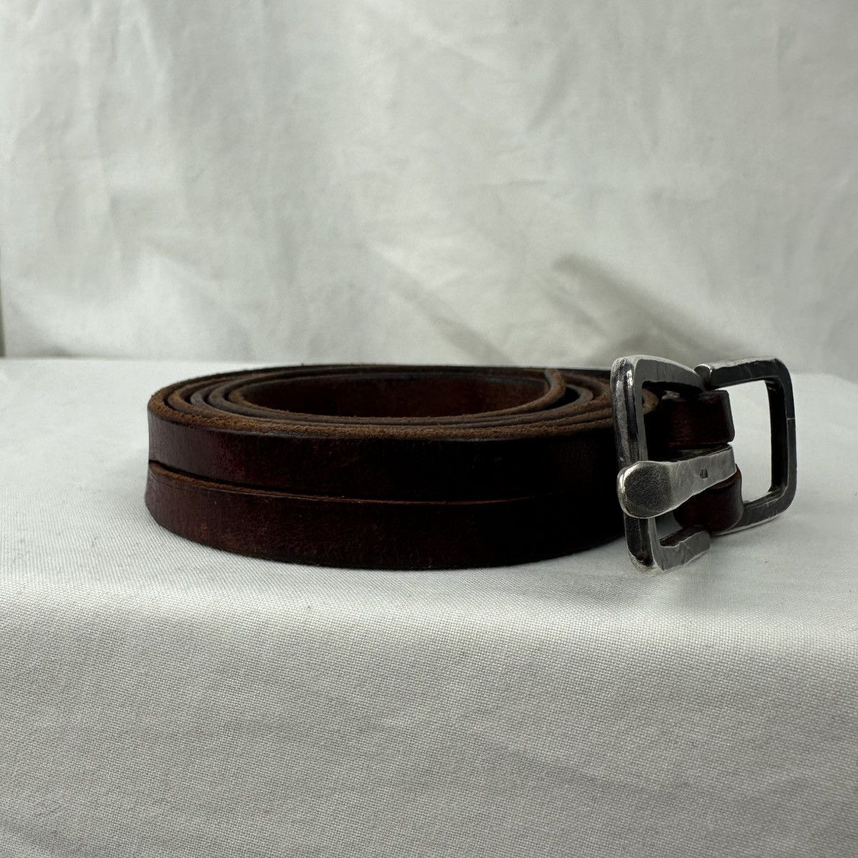 Ma+ MA+ Maurizio Amadei Long Leather Belt Cross Size ONE SIZE - 12 Thumbnail