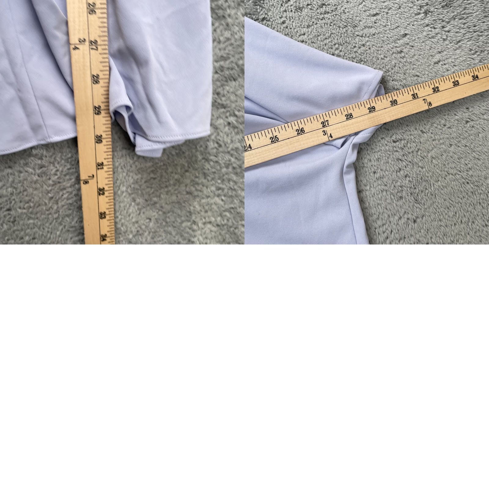 Uniqlo Uniqlo Purple Crepe Jersey Tunic Double V Neck Cap Sleeve Party Top Womens Large Size L / US 10 / IT 46 - 8 Thumbnail