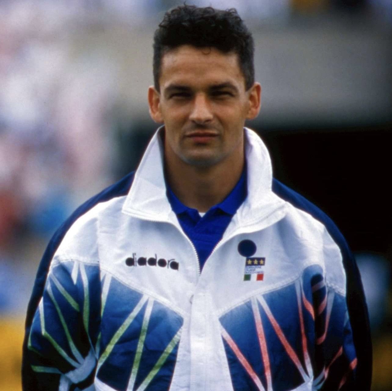 Diadora 94/95 Italy Pre-Match Jacket Size US XL / EU 56 / 4 - 16 Thumbnail