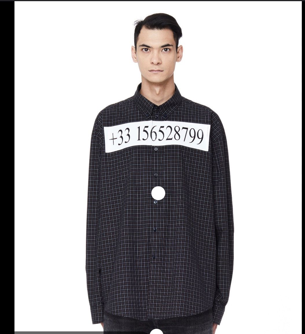 Balenciaga Balenciaga +33 Phone Shirt Size US L / EU 52-54 / 3 - 8 Thumbnail