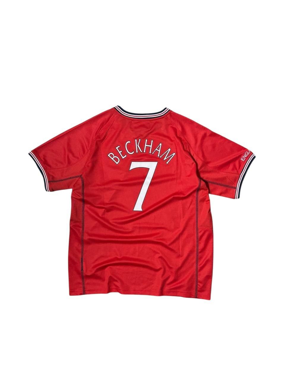 Vintage 00's England #7 BECKHAM Blokecore Football Jersey TShirt Tee Size US L / EU 52-54 / 3 - 1 Thumbnail