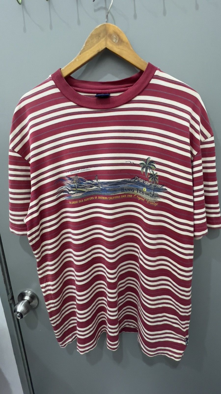 Hang Ten × Vintage Vintage Hang Ten Size US XL / EU 56 / 4 - 4 Thumbnail