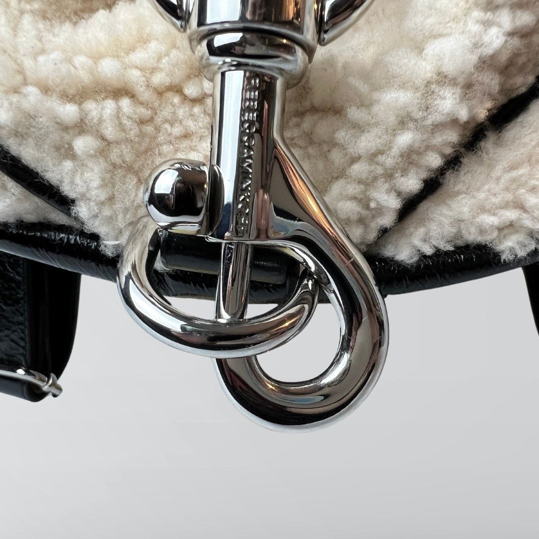 Rebecca Minkoff Rebecca Minkoff Shearling & Leather Julian Side Zip Backpack Size ONE SIZE - 7 Thumbnail