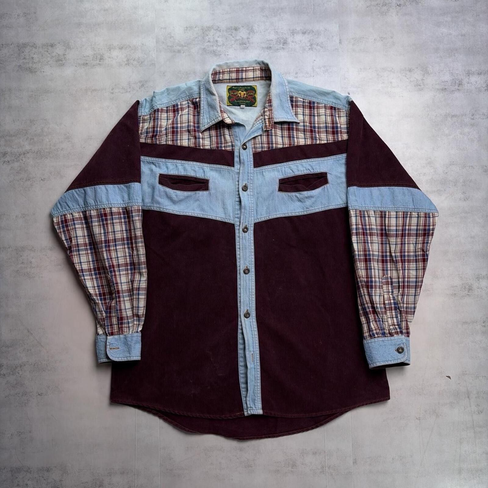 Other Vintage Storm Savage Corduroy Western Button Up Shirt Size US M / EU 48-50 / 2 - 1 Thumbnail