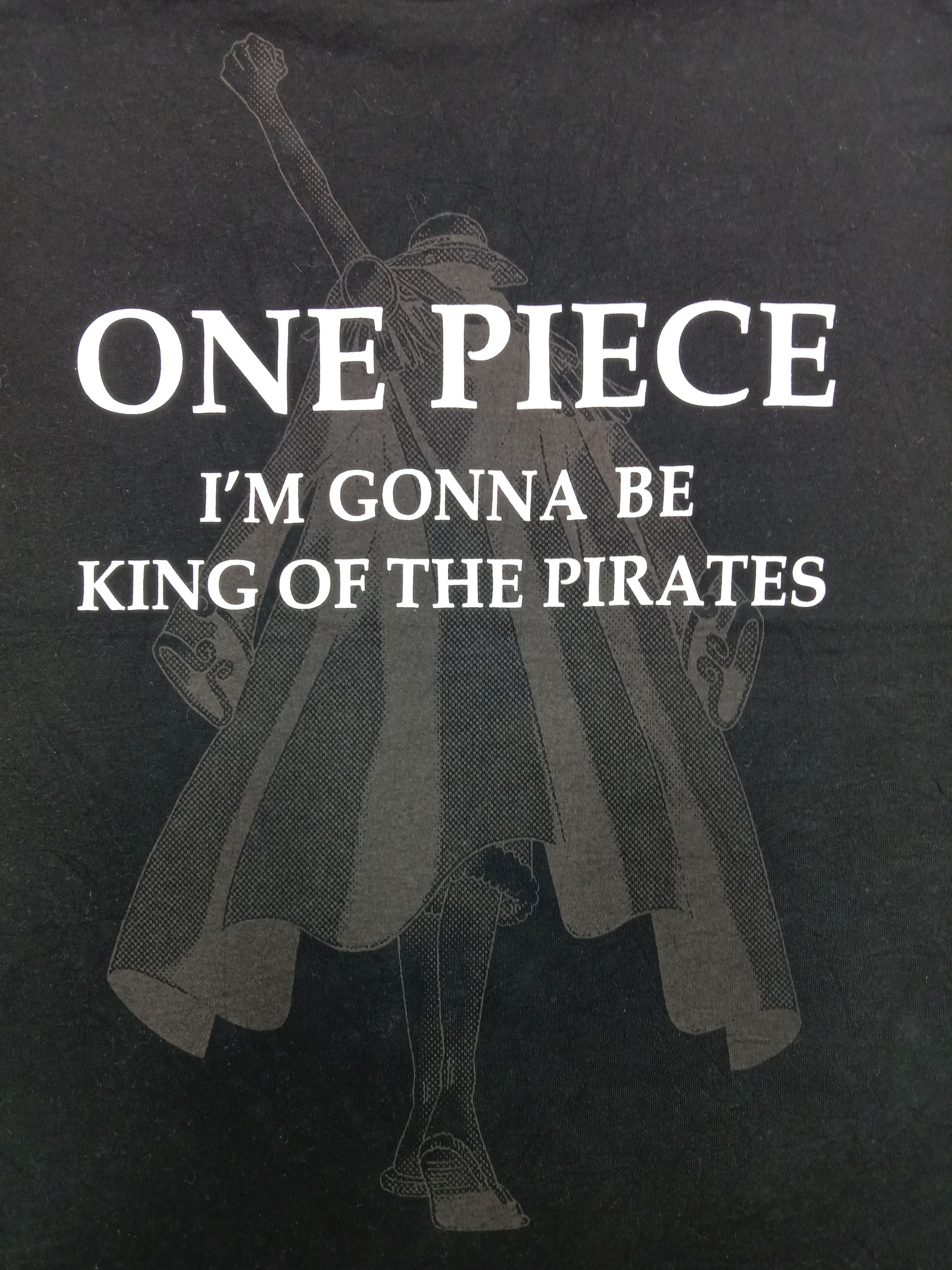 Uniqlo Uniqlo x One Piece I'm Gonna Be King Of The Pirates' T Shirt Size US M / EU 48-50 / 2 - 2 Thumbnail