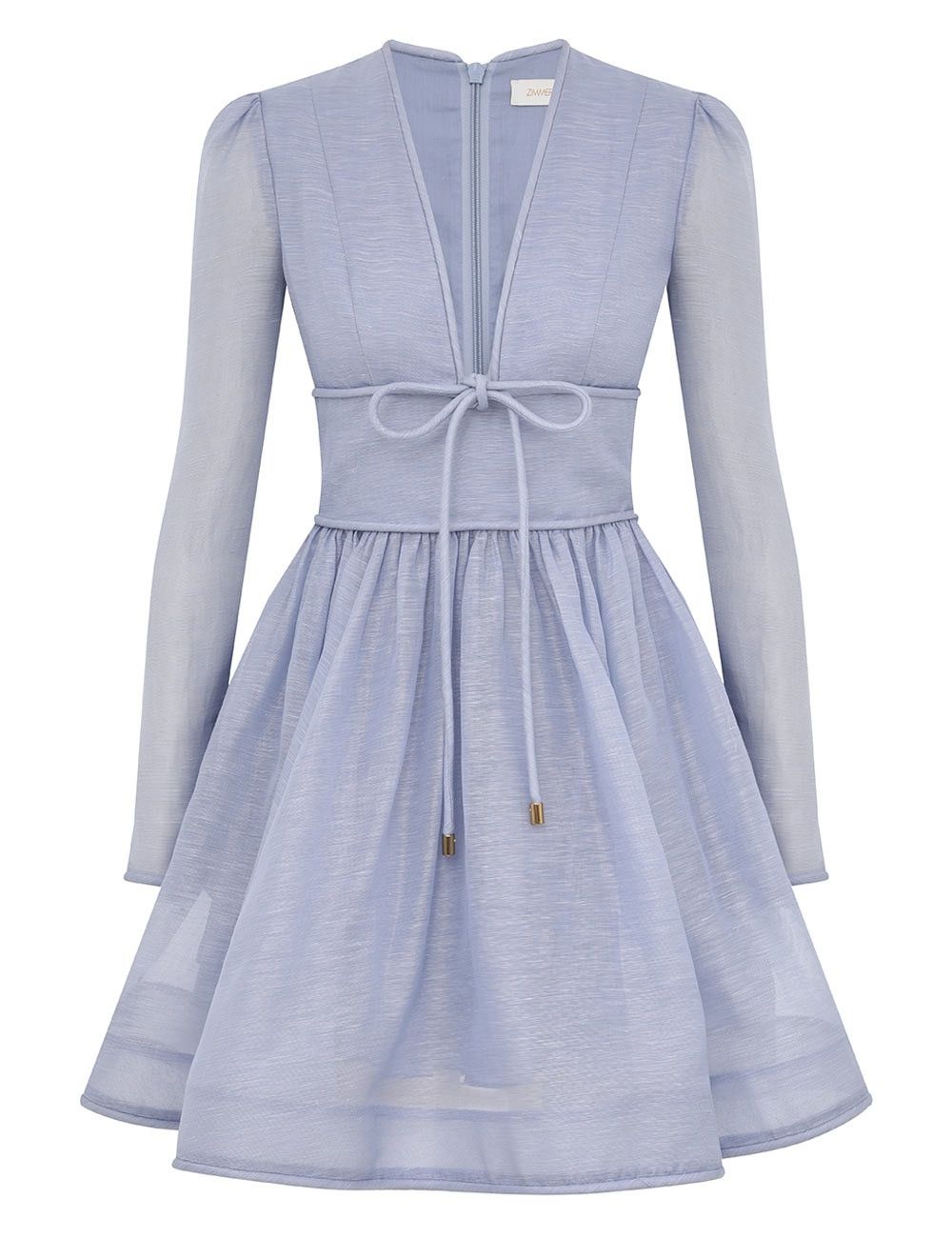 oc11z0825 Eden Structured Mini Dress in Blue