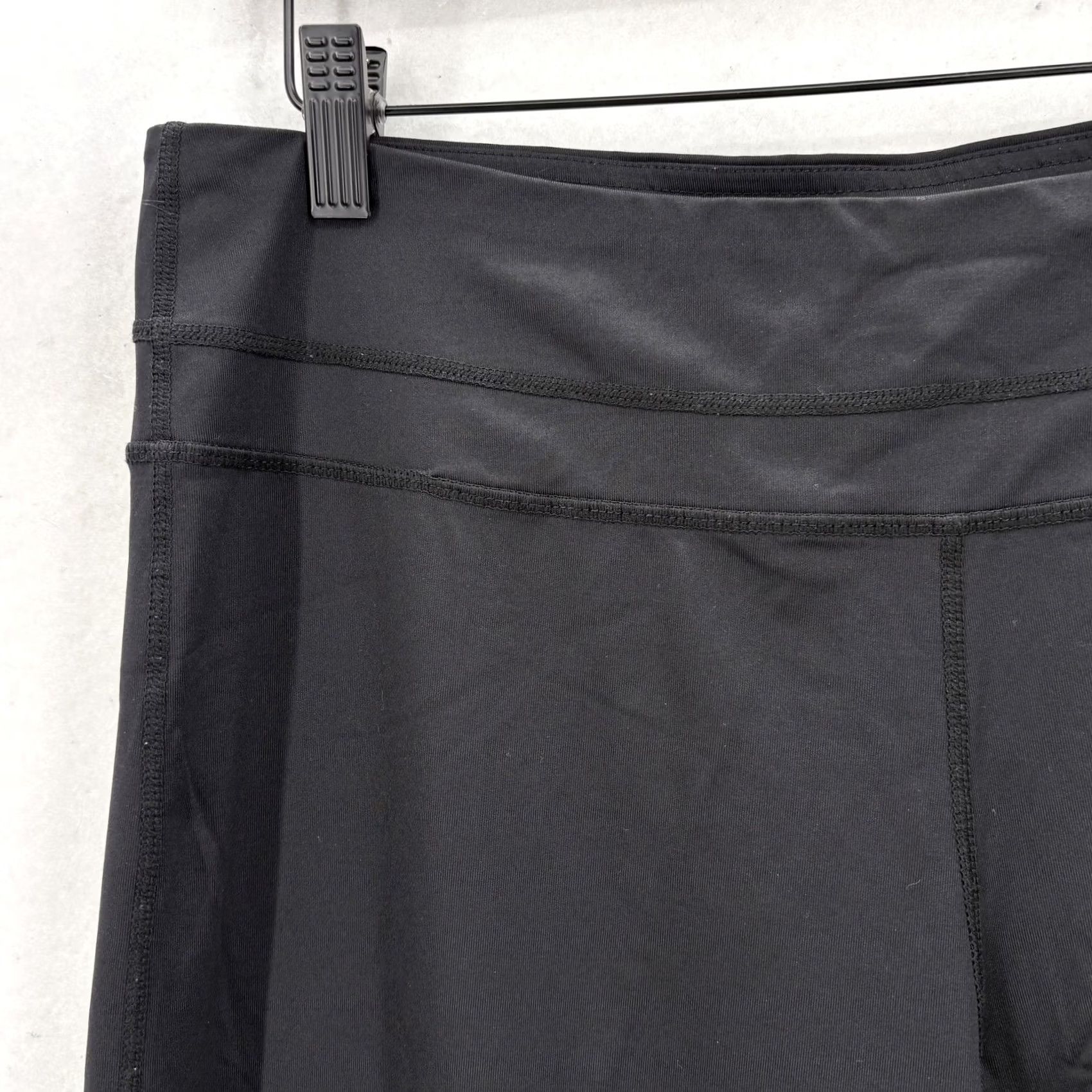Vintage Christine Alexander Pants Womens Medium Black Cropped Straight Leg Yoga Stretch Size 32" / US 10 / IT 46 - 3 Thumbnail