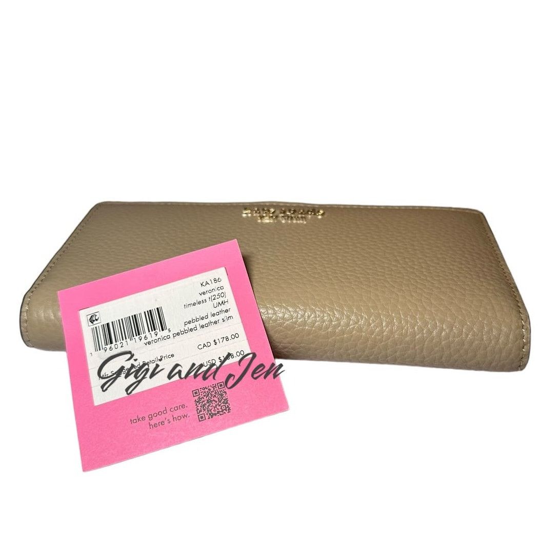 Kate Spade Kate spade Veronica Pebbled Leather Slim Bifold Wallet Size ONE SIZE - 5 Thumbnail