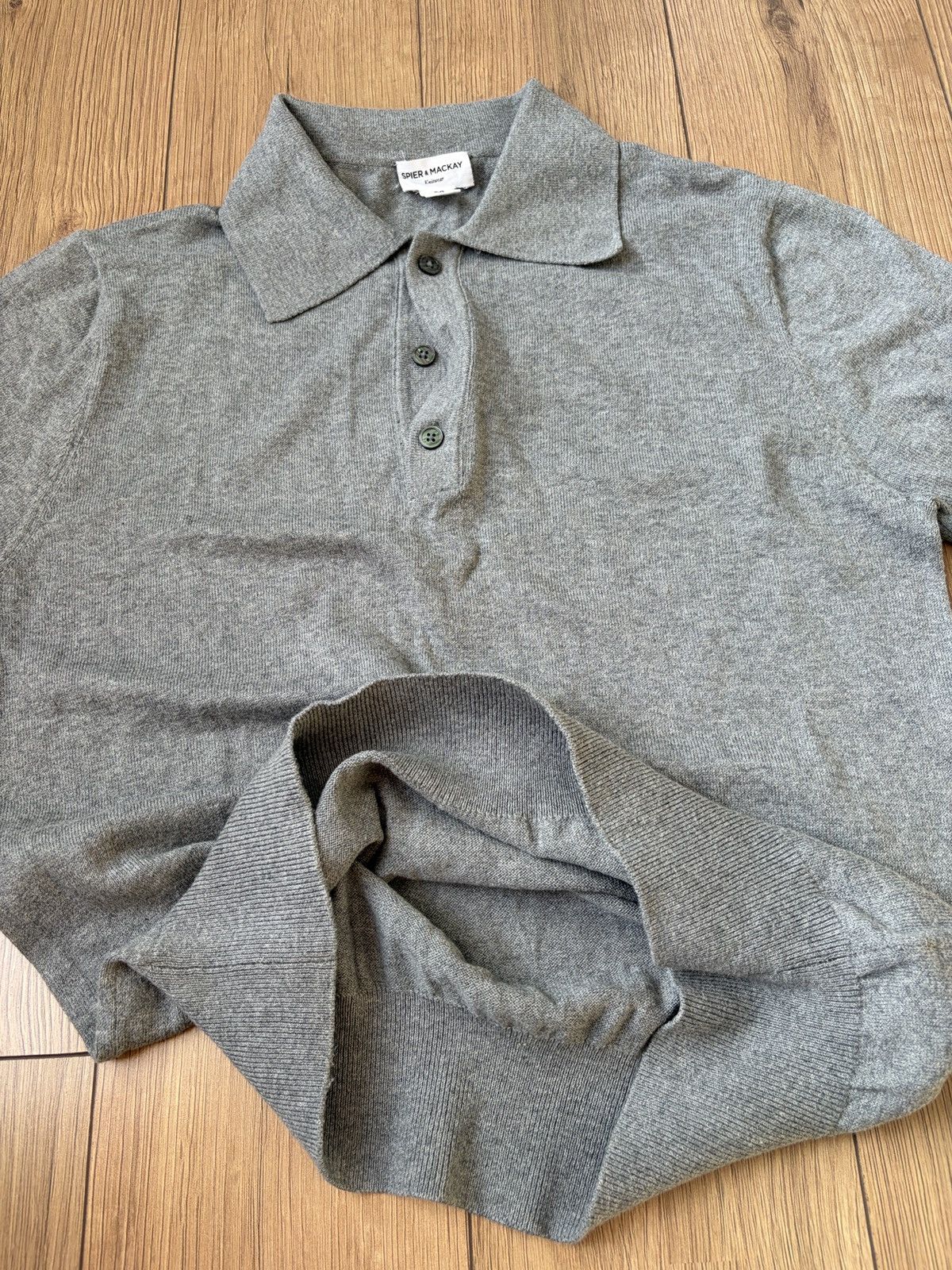 Spier & Mackay Spier & Mackay Knitted Polo Sweater Shirt Size US M / EU 48-50 / 2 - 7 Thumbnail