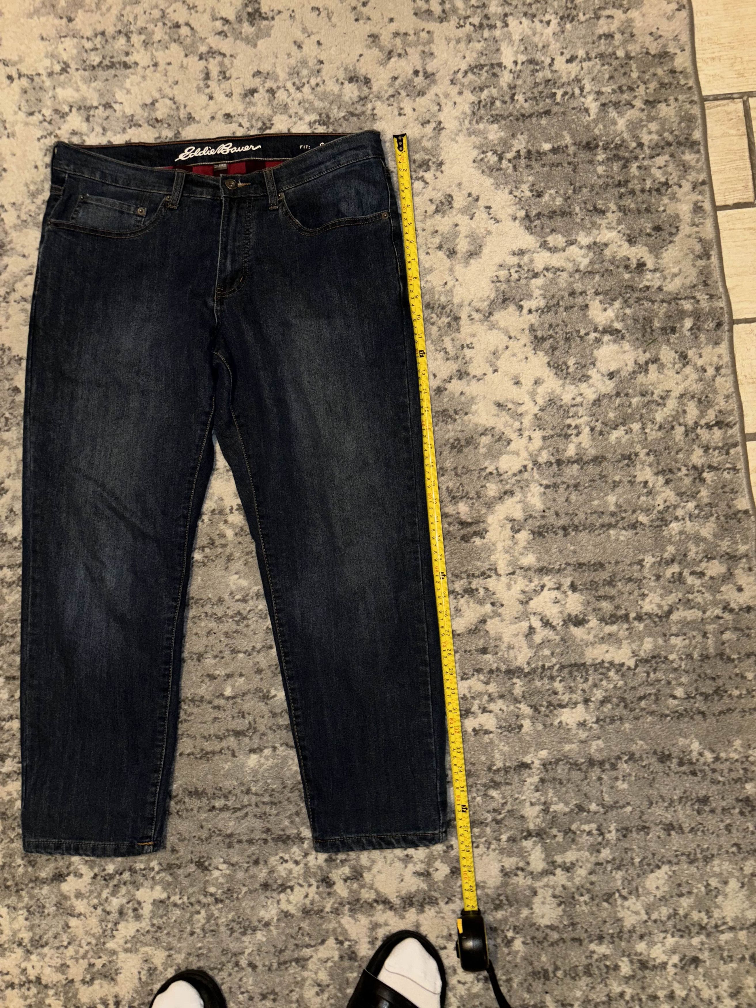 Eddie Bauer 00s Eddie Bauer Flannel Lined Jeans Size US 34 / EU 50 - 6 Thumbnail