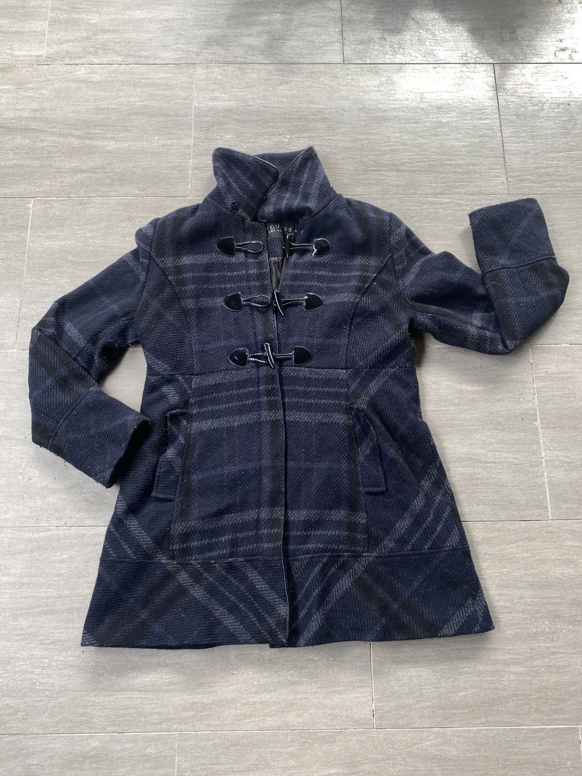 Guess 💥BINDING NOW💥GUESS Los Angeles Women Wool Trench Coat Size S / US 4 / IT 40 - 16 Thumbnail