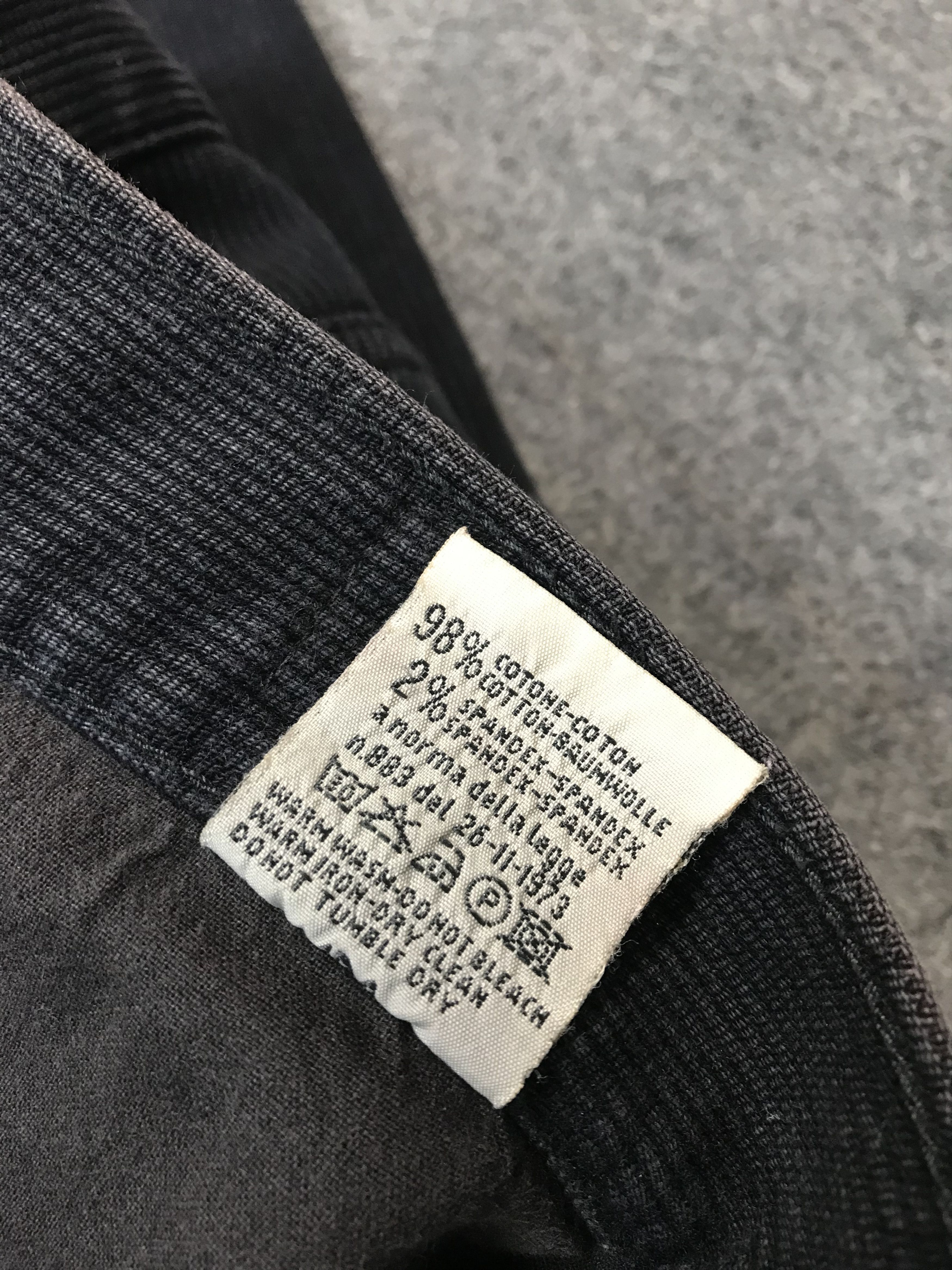 Versace Jeans Couture Versace Jeans Couture Signature Corduroy Black Straight Cut Size US 30 / EU 46 - 14 Thumbnail