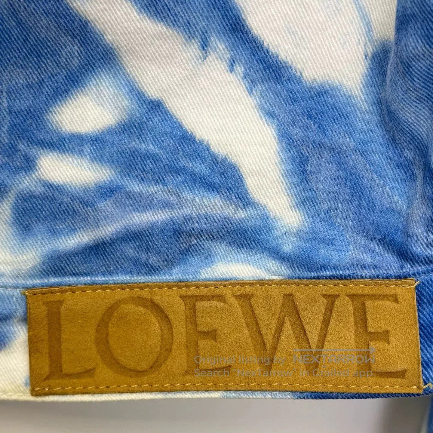 Loewe Loewe Irregular Tie-Dye Denim Jacket. Size S / US 4 / IT 40 - 5 Thumbnail