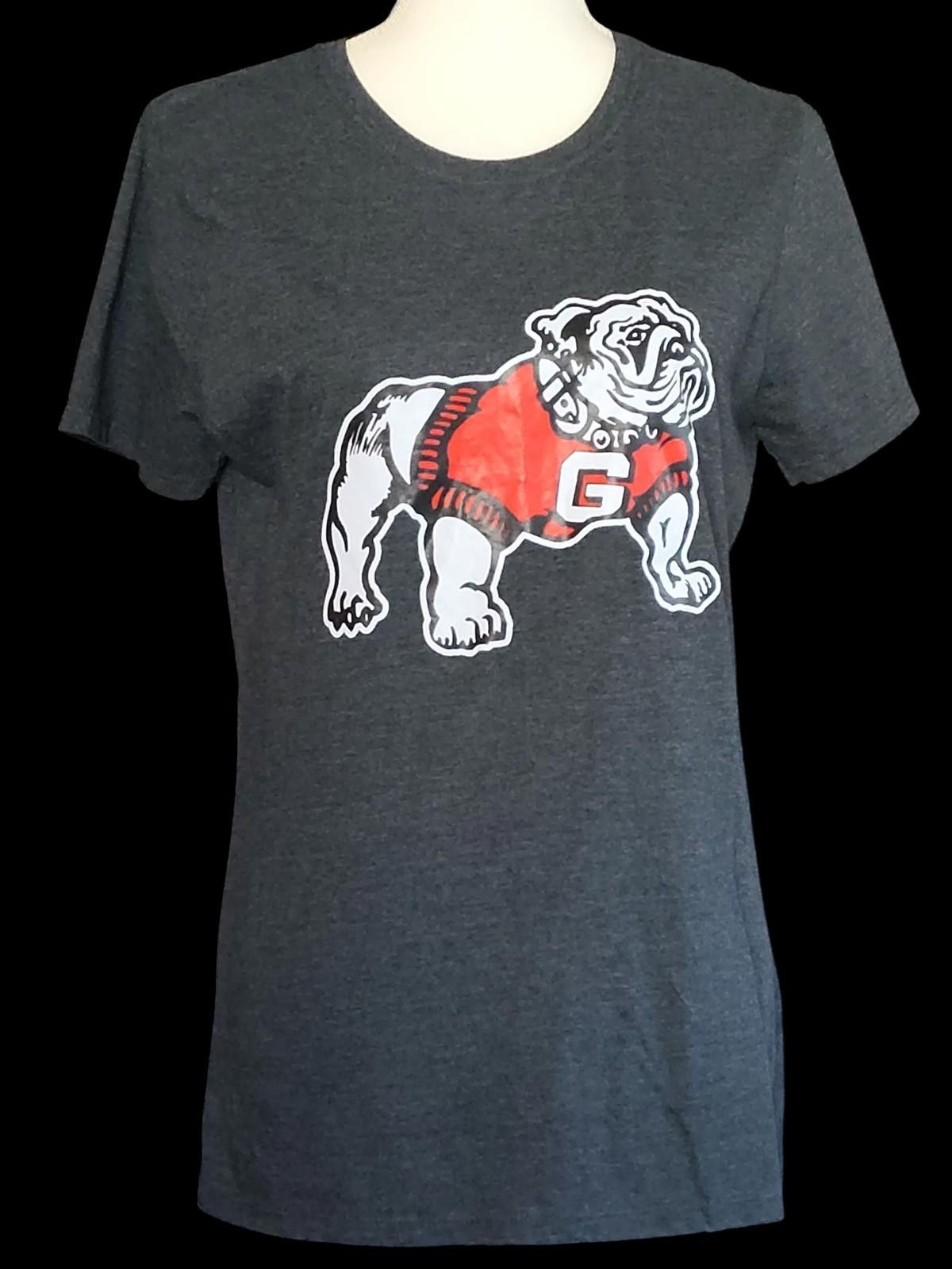Other Vintage Brand Women's Gray Georgia Bulldogs Graphic T-Shirt Size M / US 6-8 / IT 42-44 - 3 Thumbnail