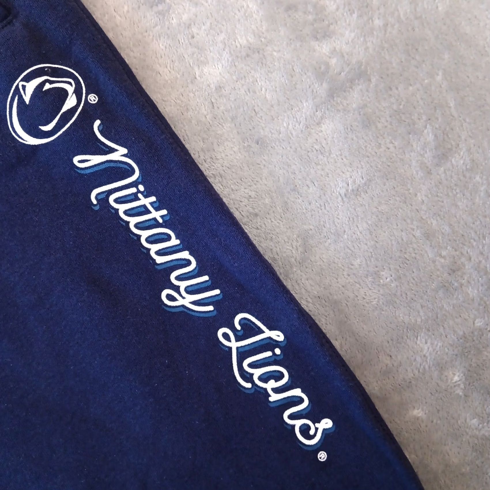 Champion Champion Sweatpants Women 2XL Blue Penn State Nittany Lions Logo Tapered Pockets Cotton Blend Drawstring 38x29 Adult Regular Size 40" / US 18 - 5 Thumbnail