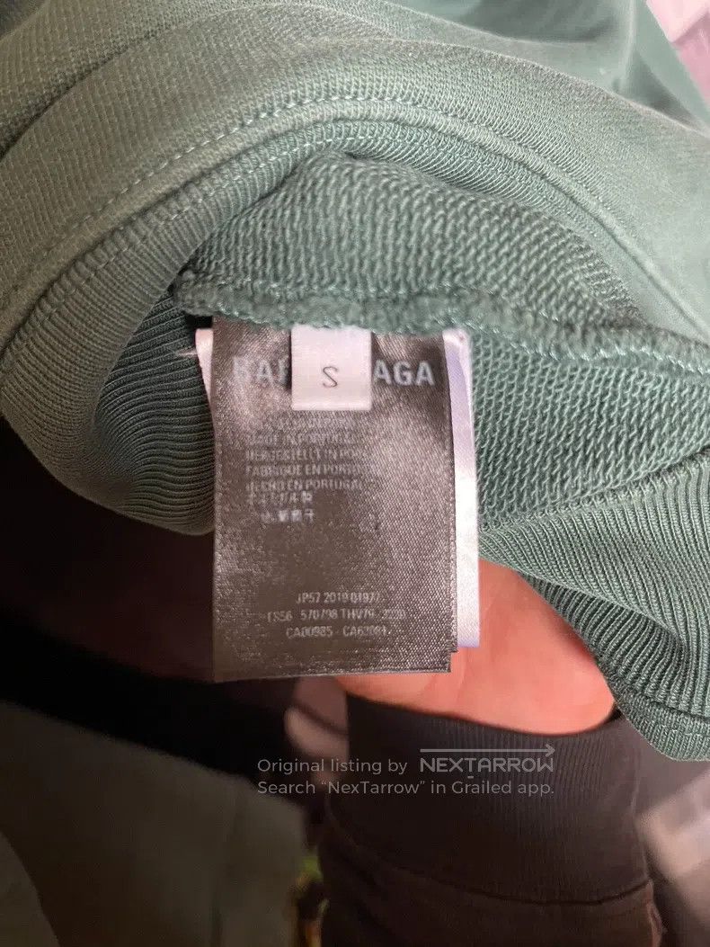 Balenciaga Balenciaga Classic Green Sweatshirt Size US S / EU 44-46 / 1 - 4 Thumbnail