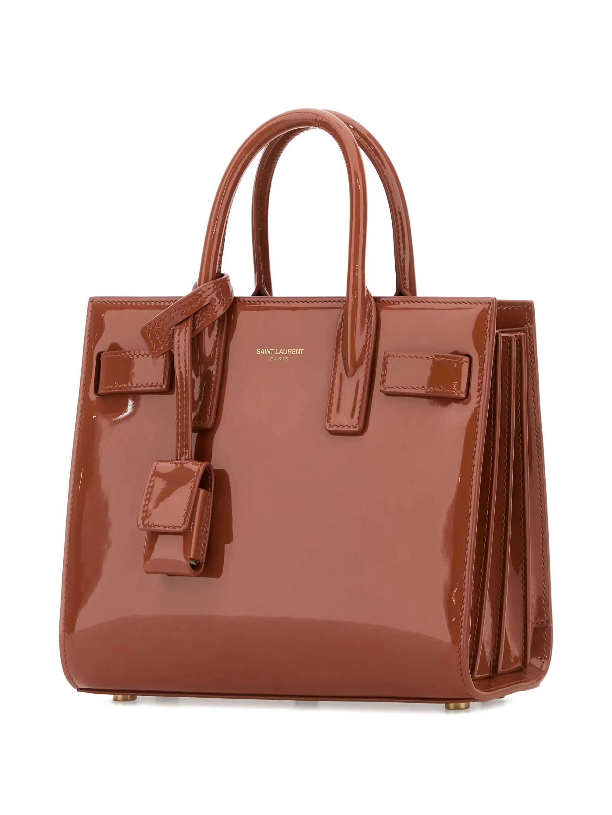 Saint Laurent Paris o1w1db10526 398711 Size:OS / Sac De Jour Patent Leather Bag Size ONE SIZE - 3 Thumbnail