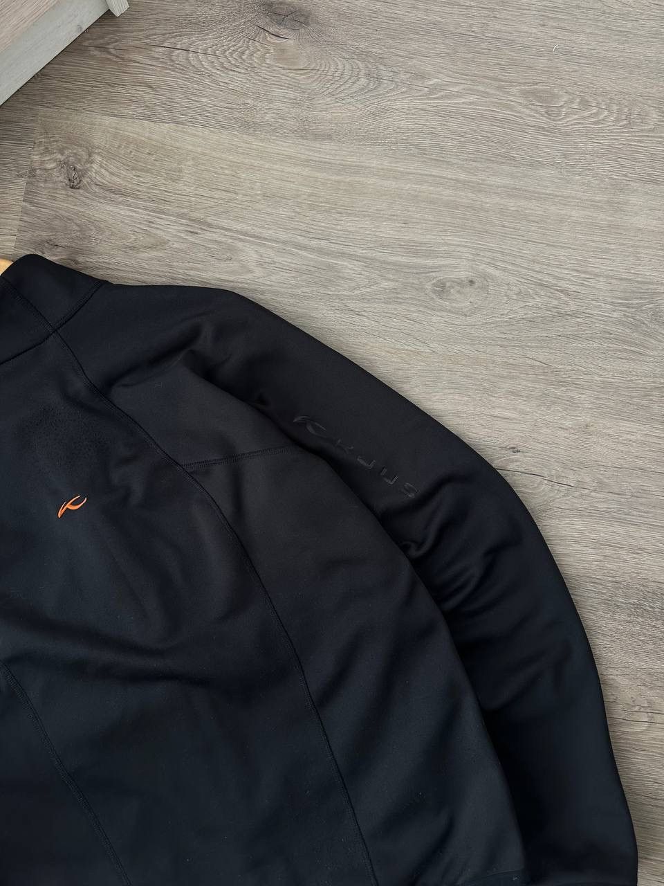 KJUS × Vintage Vintage Kjus Outdoor Black Big Logo Zip Hoodie Size US S / EU 44-46 / 1 - 9 Thumbnail