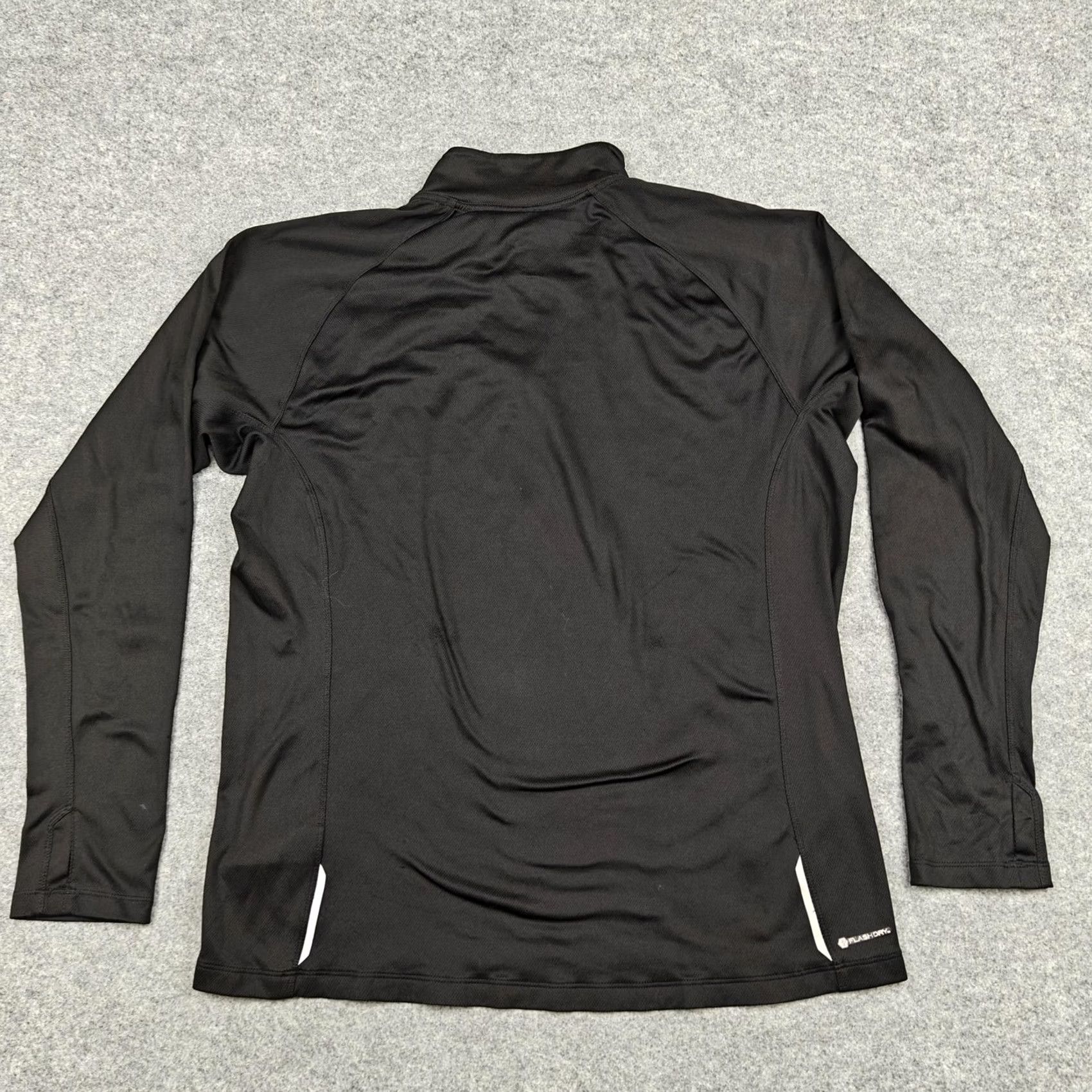 The North Face The North Face Pullover Mens L Black 1/4 Zip Long Sleeve FlashDry Running Shirt Sportswear Mens Regular Fit Nike Size US L / EU 52-54 / 3 - 6 Thumbnail
