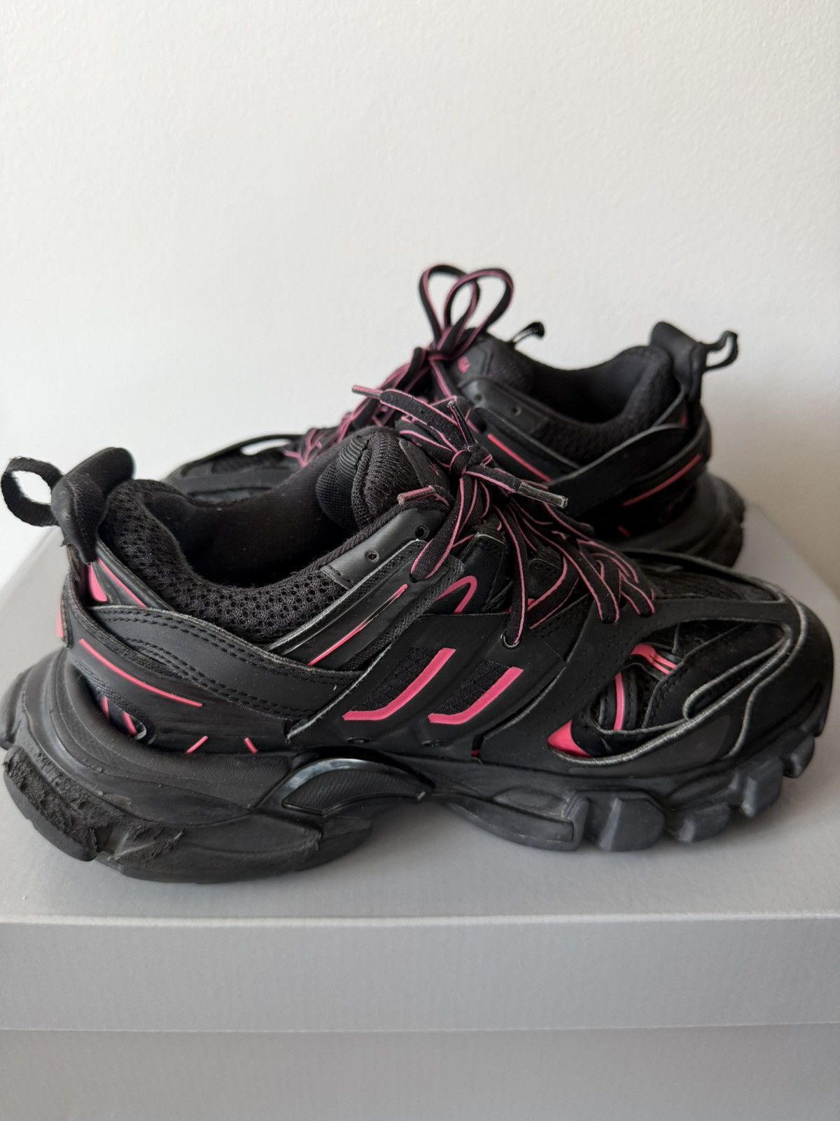 Balenciaga Balenciaga track pink+black 38eu Size US 8 / IT 38 - 5 Thumbnail