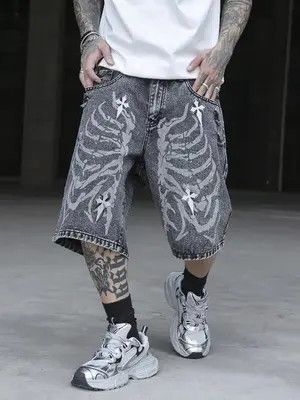 Jean Kokubu x Mita DRIP street washed shorts jorts denim Size US 34 / EU 50 - 2 Thumbnail