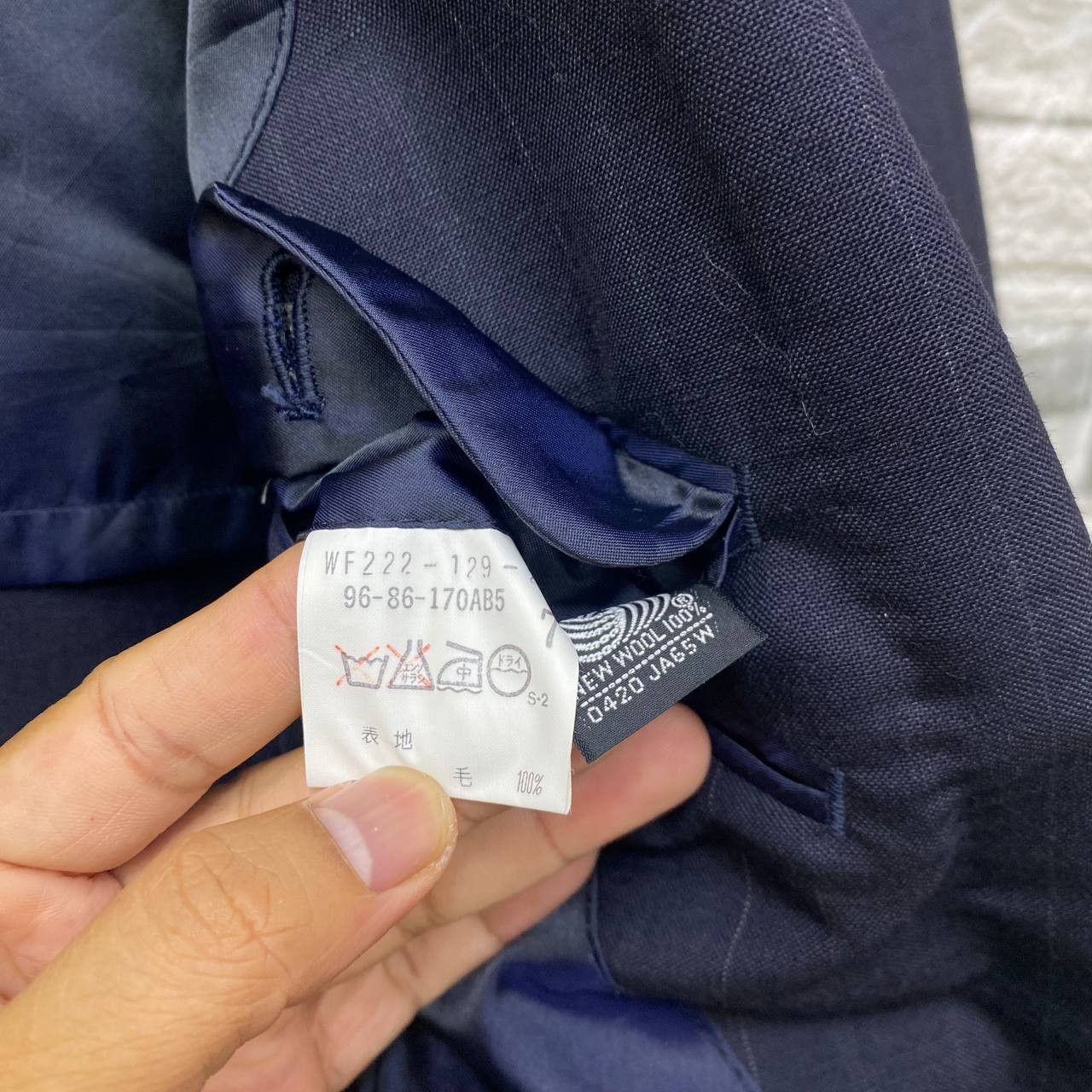 Burberry BURBERRY JAPAN PINSTRIPED DOUBLE BREASTED Size US M / EU 48-50 / 2 - 7 Thumbnail