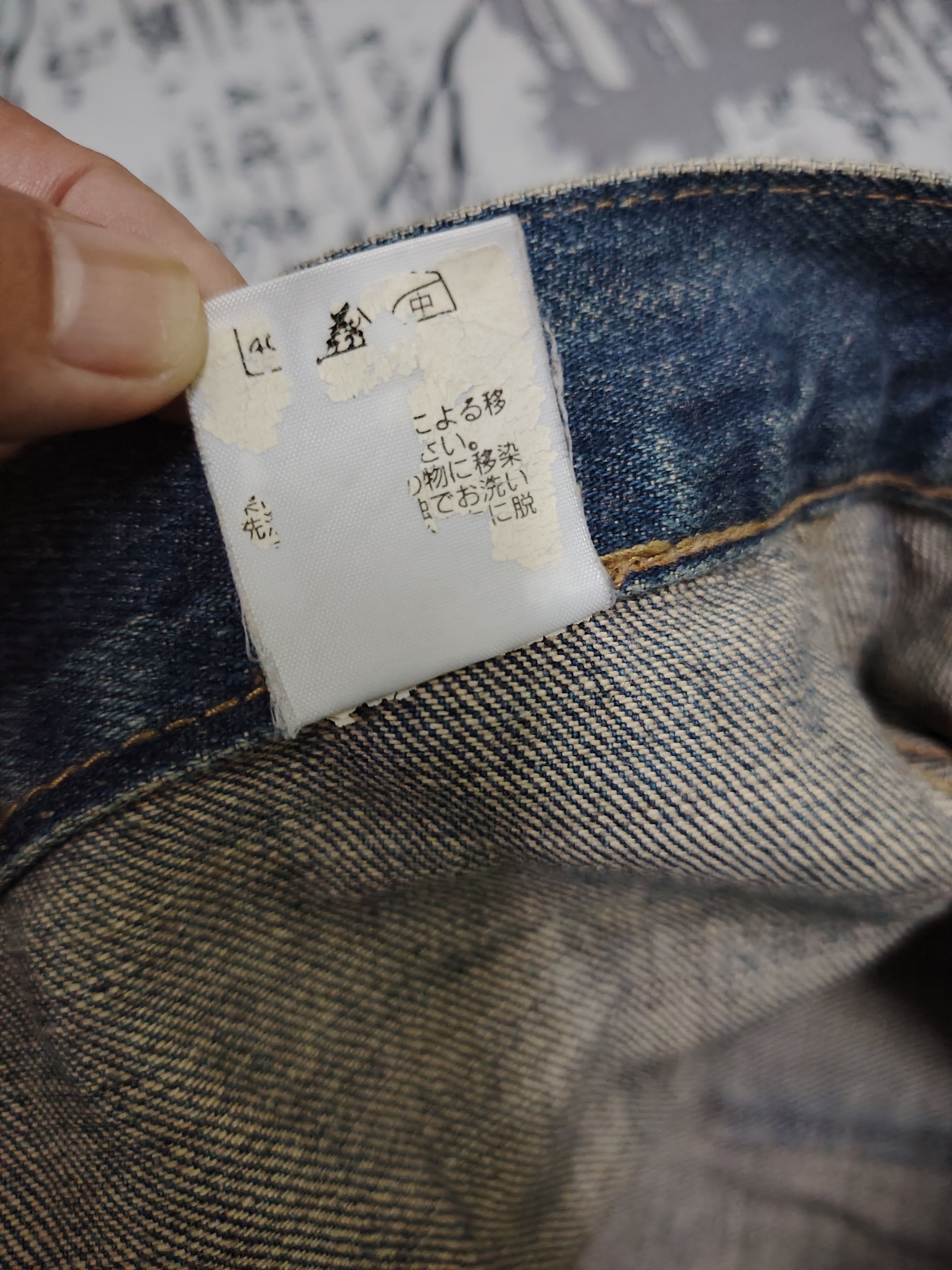 Big John VINTAGE 80s BIG JOHN FLARED BELL BOTTOM JEANS Size 34" / US 12 / IT 48 - 10 Thumbnail