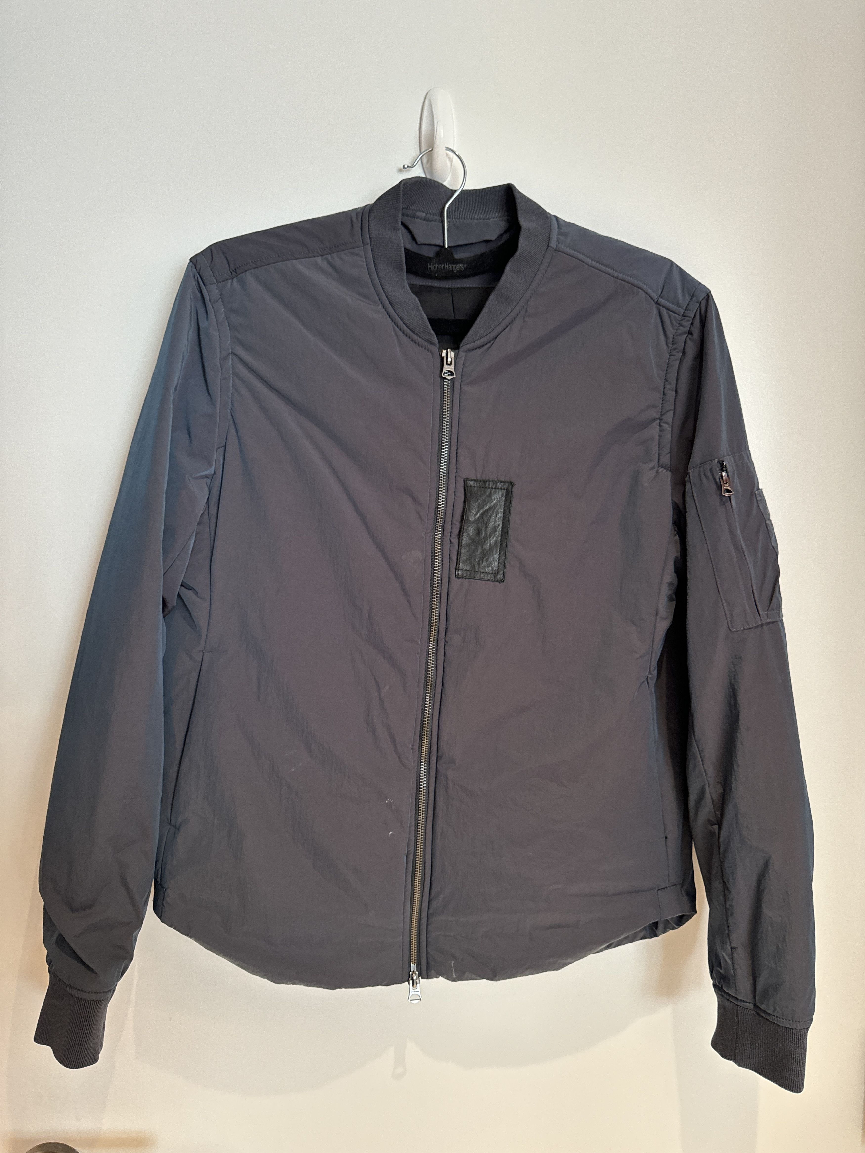 Acne Studios Reflective Blue Bomber Size US S / EU 44-46 / 1 - 1 Thumbnail
