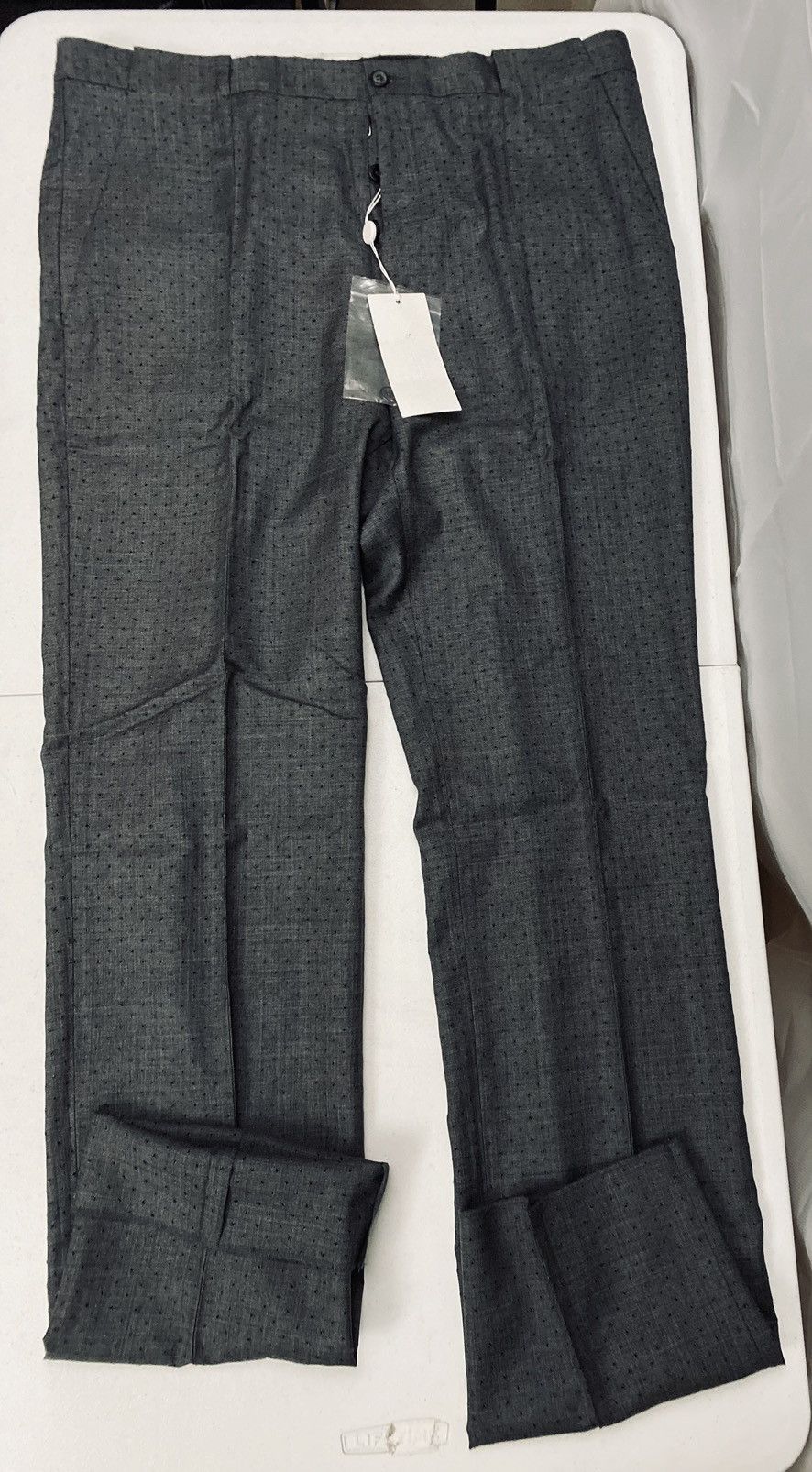 Maison Margiela MM 🇮🇹 Grey Wool Airate Slacks Runway Vintage 2010 NWT Size 38R - 1 Thumbnail