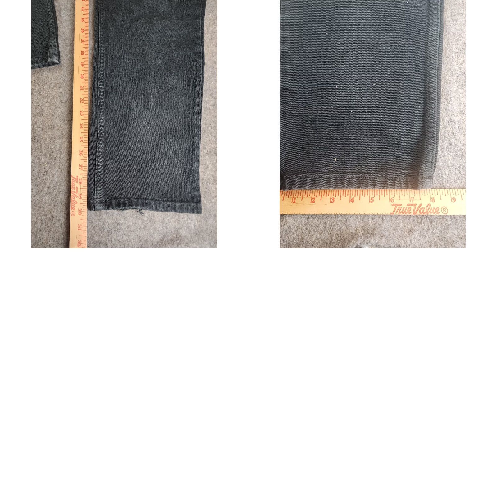 Chaps Chaps Ralph Lauren Jeans Men 34 x 30 Black Denim Straight Leg Vintage No holes 5-Pocket Logo, USA, Regular Fit, Cotton Denim Jeans Size US 34 / EU 50 - 8 Thumbnail
