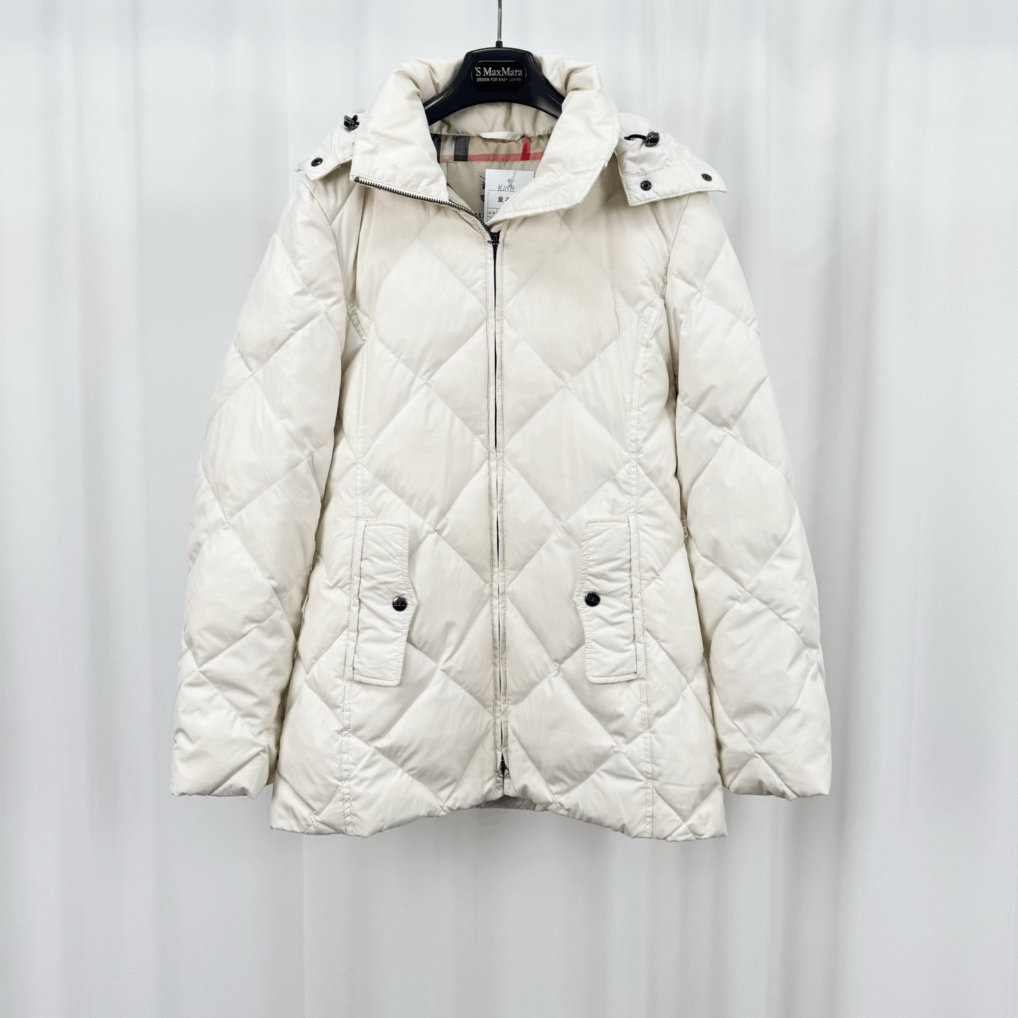 Burberry Burberry Check Lined Down Jacket Size XS / US 0-2 / IT 36-38 - 1 Thumbnail