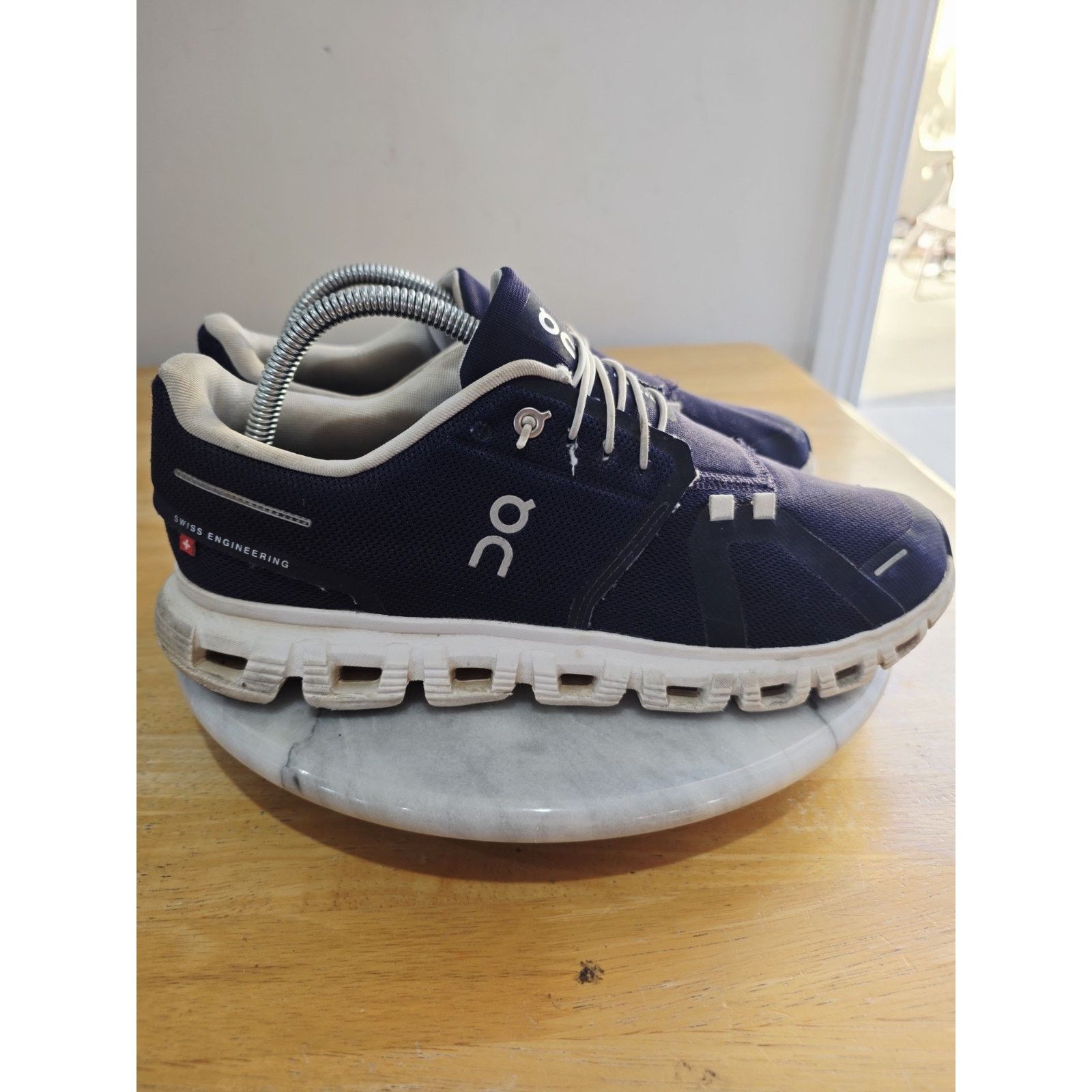 On On Cloud 6 Running Shoes Sneakers Men 9 Midnight Blue Size US 9 / EU 42 - 2 Thumbnail