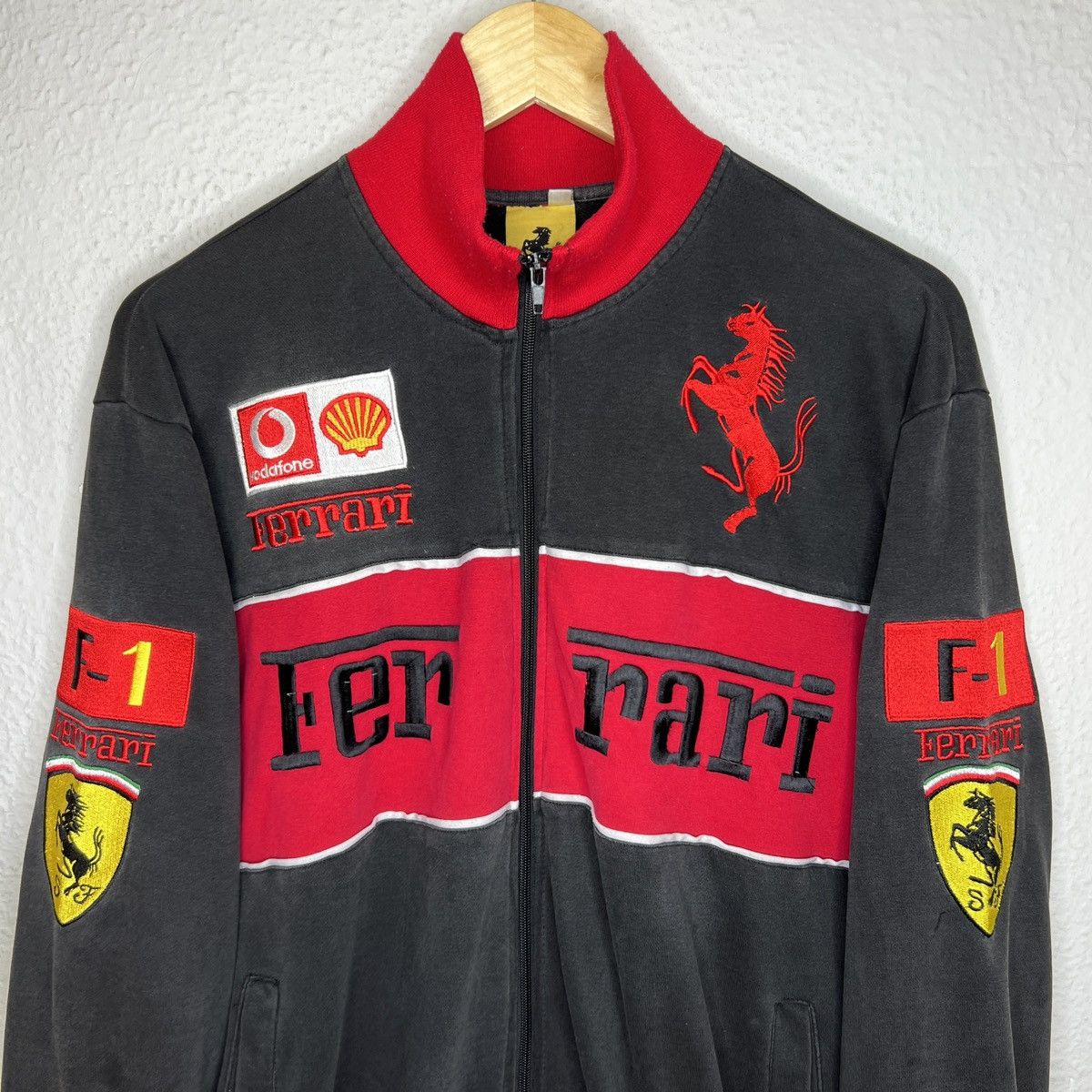 Ferrari Vintage Ferrari Formula 1 Sweatshirt Zip Big Logo F-1 Size US L / EU 52-54 / 3 - 5 Thumbnail