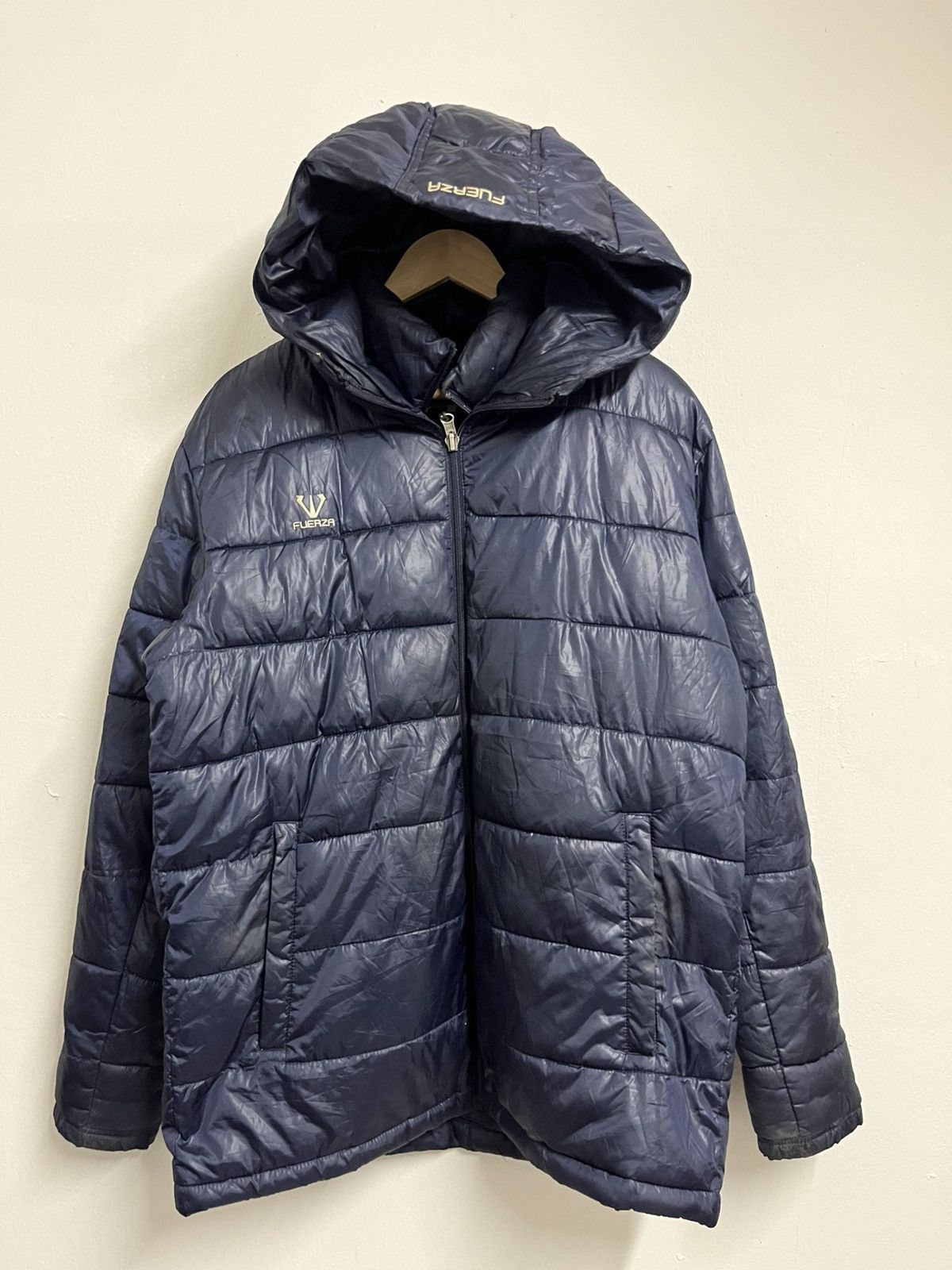 Japanese Brand 🔥 FUERZA OUTDOORWEAR HEAVY DOWN DOUBLE ZIPPER JACKETS Size US L / EU 52-54 / 3 - 4 Thumbnail