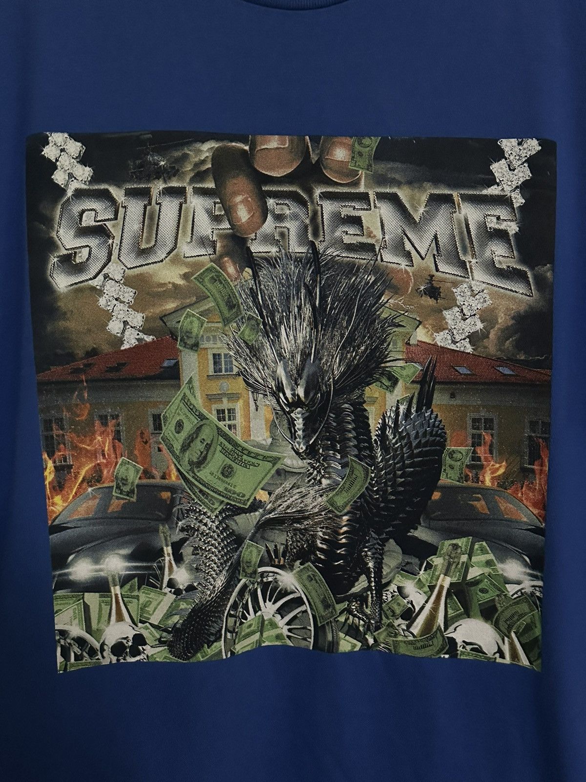 Supreme Supreme Dragon Tee Size US M / EU 48-50 / 2 - 2 Thumbnail