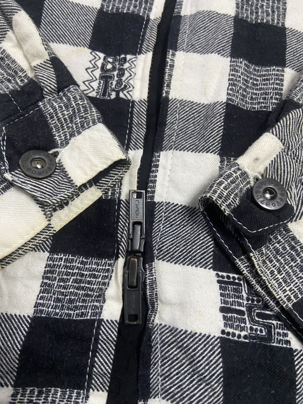 Stussy Stussy Workgear Plaid Shirt Jacket Size US L / EU 52-54 / 3 - 3 Thumbnail