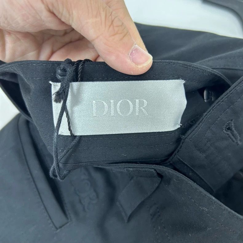Dior Dior Black side pocket workwear pants Size US 32 / EU 48 - 3 Thumbnail