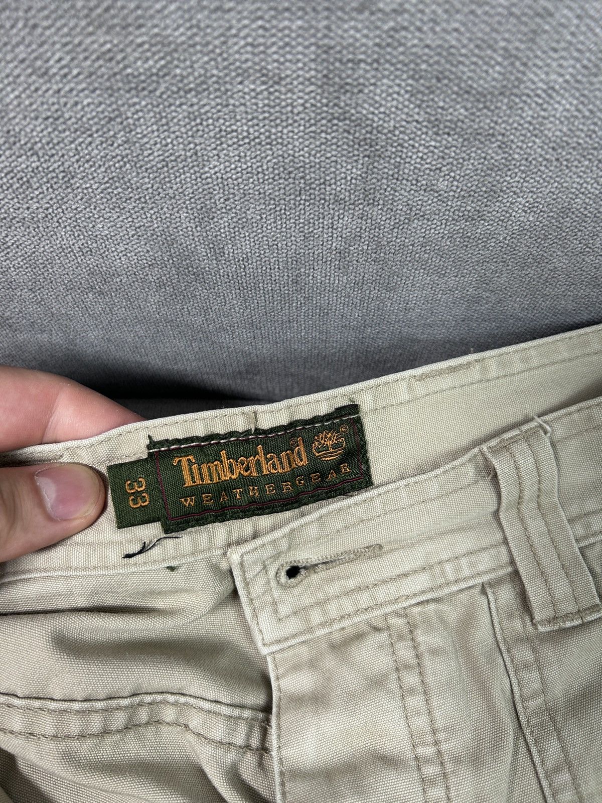 Timberland × Vintage TIMBERLAND CARGO VINTAGE SHORTS MADE IN HONG KONG Size US 31 - 5 Thumbnail