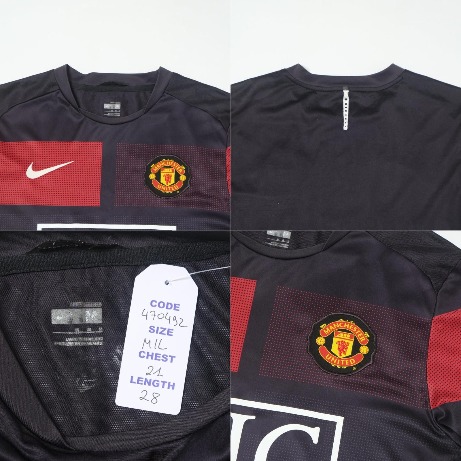 Nike 2009/10 Manchester United Training Shirt (M/L) Size US M / EU 48-50 / 2 - 4 Thumbnail