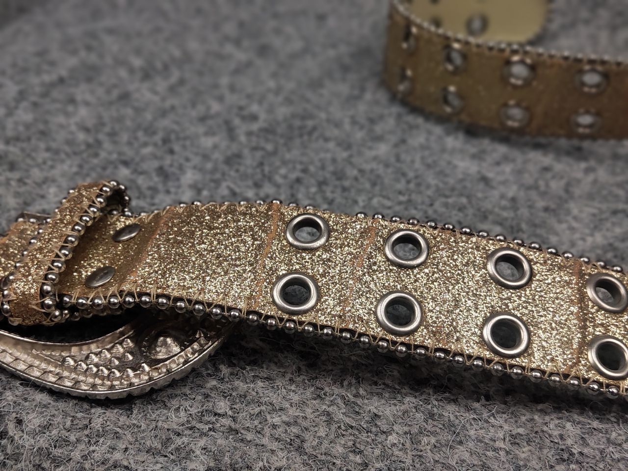 Hysteric Glamour Vintage Hysteric Glamour B.B Simon Style Y2K Metal Belt Size ONE SIZE - 8 Thumbnail