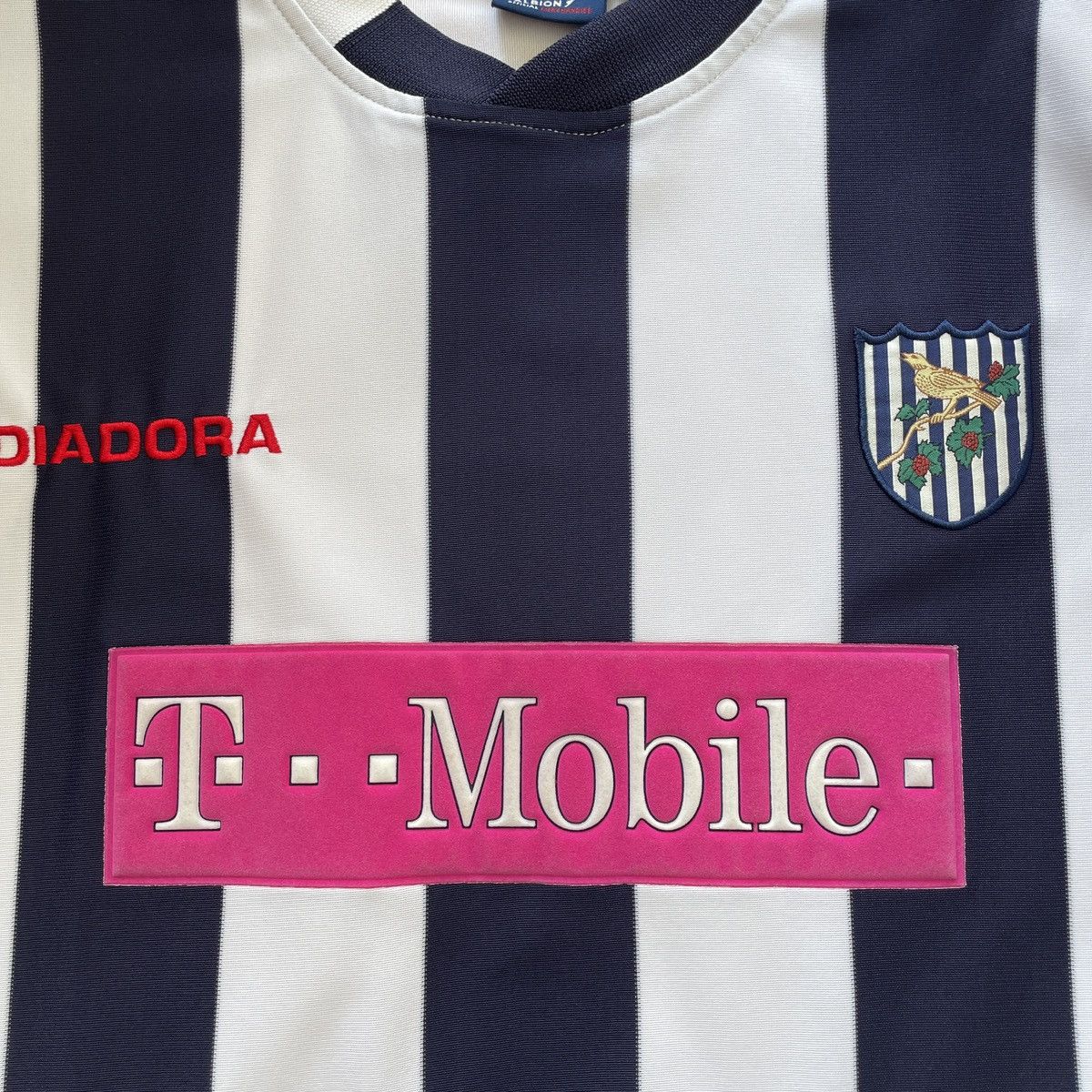 Diadora Vintage West Bromwich Away Diadora Jersey Shirt 2004/2005 Size US XXL / EU 58 / 5 - 3 Thumbnail