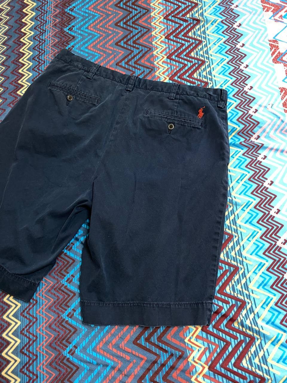 Polo Ralph Lauren Polo Ralph Lauren Chino Slim Fit Blue Shorts Mens Size US 34 / EU 50 - 15 Thumbnail