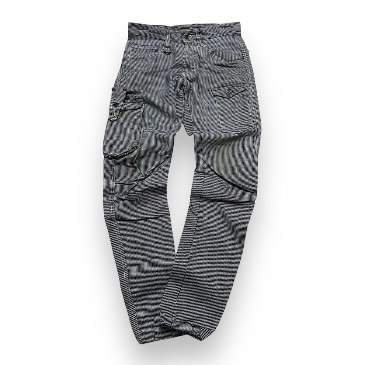 Japanese Brand ORIGINAL TACTICAL POCKET STRIPE l'FRONTIER (28×40) Size US 28 / EU 44 - 2 Thumbnail