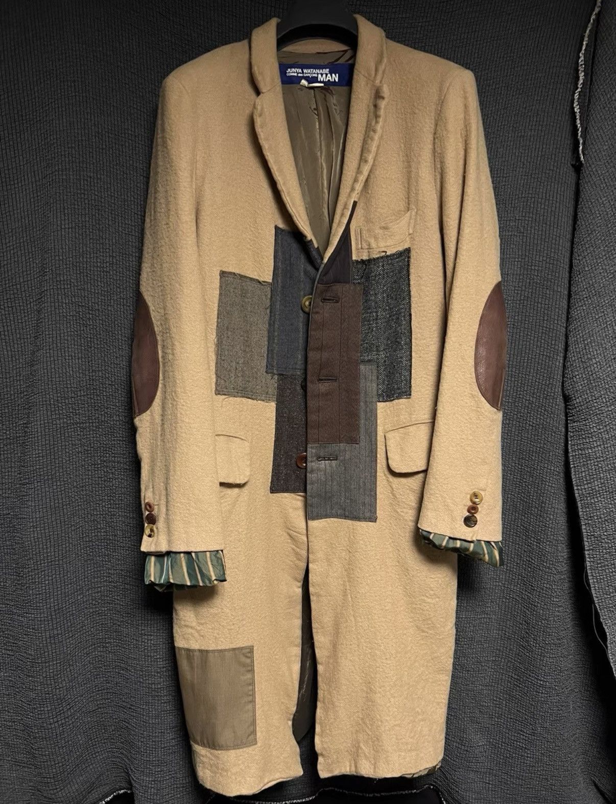Junya Watanabe Junya Watanabe 13FW Runway Wool Panel Coat Size US M / EU 48-50 / 2 - 1 Thumbnail