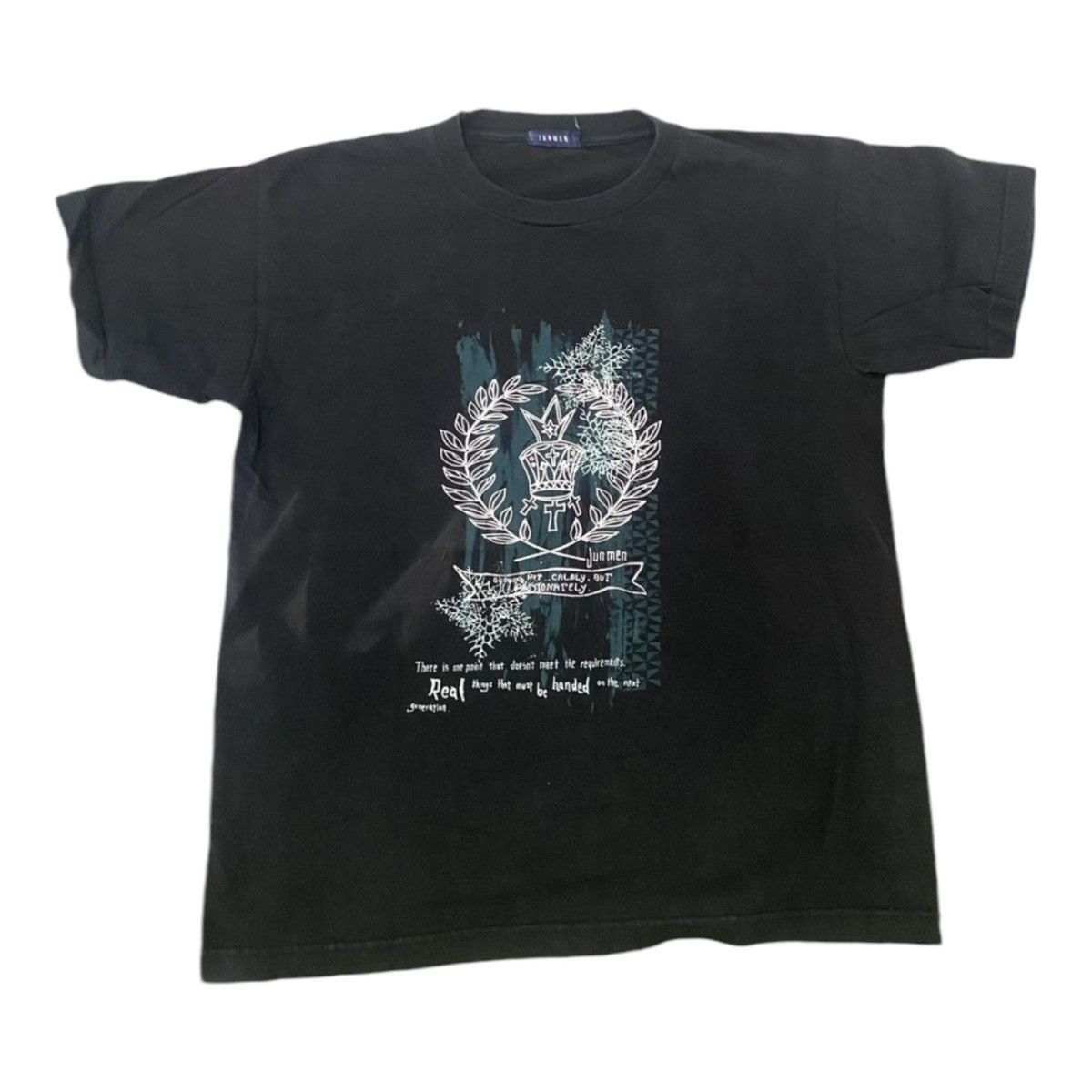 Japanese Brand × Jun Takahashi 💥VINTAGE JUN MEN Tshirt BY JUN TAKAHASHI Size US L / EU 52-54 / 3 - 1 Thumbnail