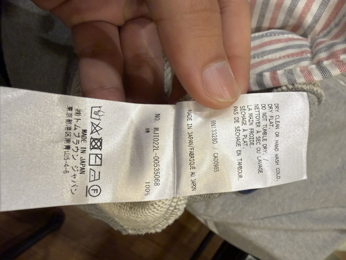 Thom Browne Thom Browne 4Bar Full Zip Hoodie - Grey Size US XL / EU 56 / 4 - 6 Thumbnail