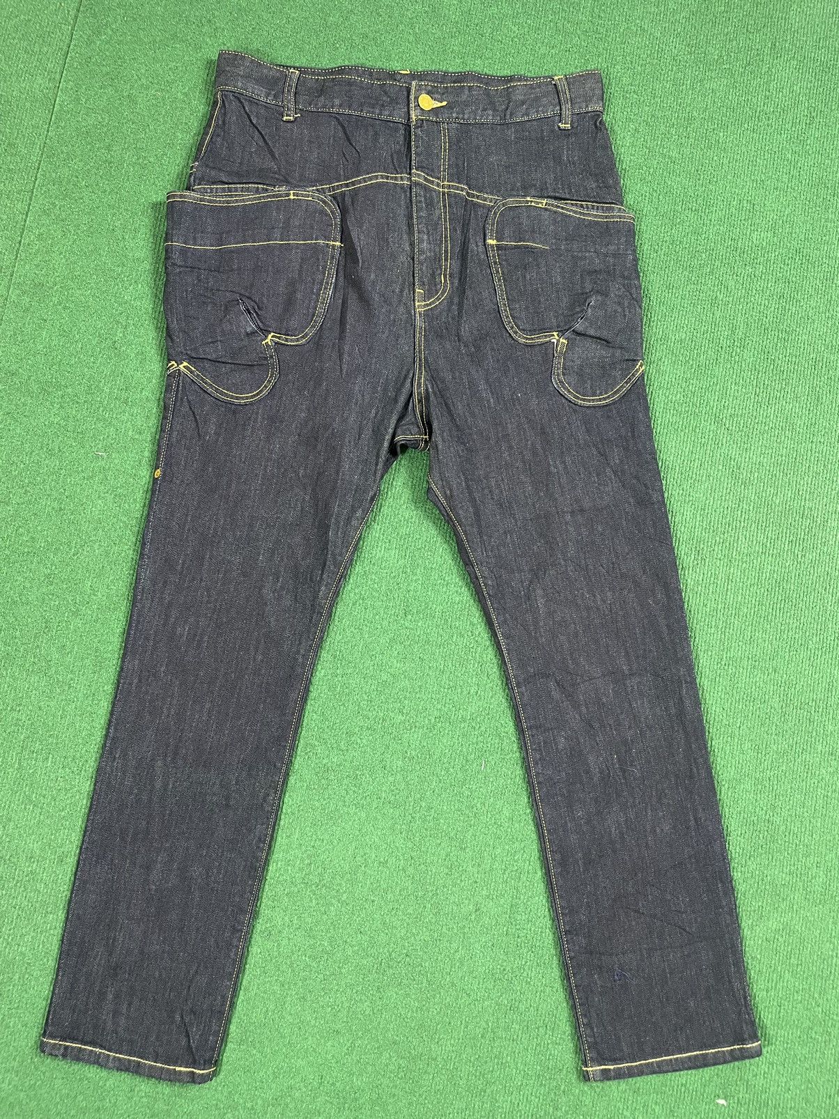 mercibeaucoup Mercibeaucoup Multi Pockets Rare Design Jeans Size US 33 - 2 Thumbnail