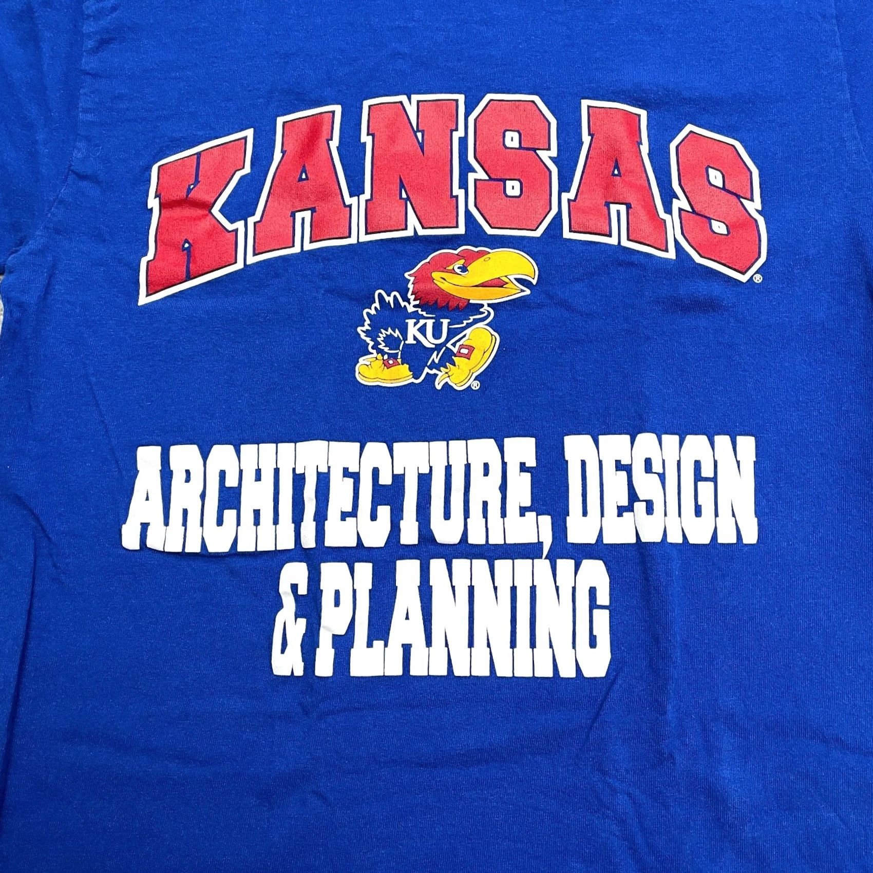 Russell Athletic Russell Athletic Kansas University Graphic T-Shirt Mens Small Blue Crew Neck Tee Size US S / EU 44-46 / 1 - 3 Thumbnail