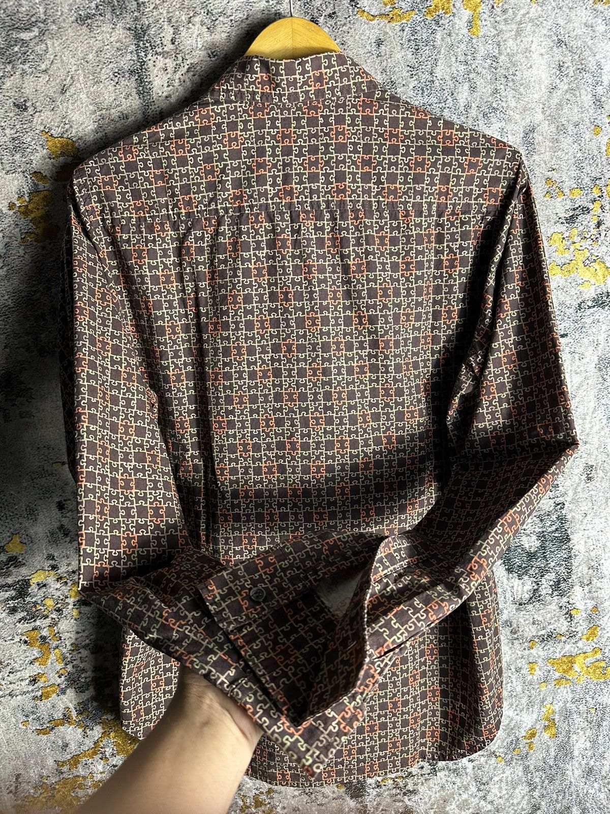In The Attic IN THE ATTIC ARCHIVE PUZZLE WESTERN GOTHIC BUTTON SHIRT Size US L / EU 52-54 / 3 - 5 Thumbnail