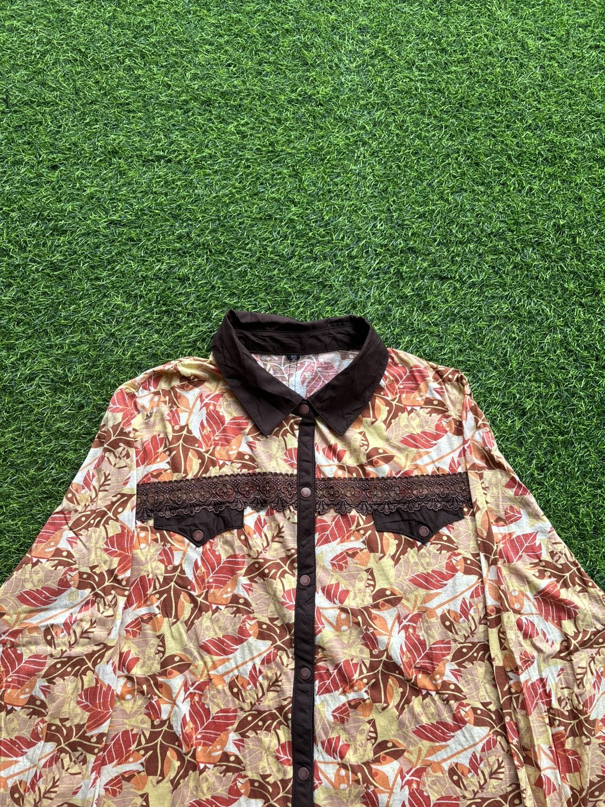 Vintage Vintage Chanel Floral Unisex Shirt Size US M / EU 48-50 / 2 - 2 Thumbnail